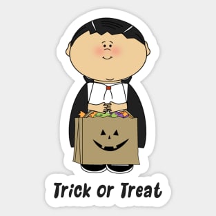 Trick or Treat Sticker